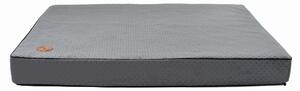Lauren Design Ortopedická matrace pro psy Hector, šedá Velikost: M (70x60x8 cm)