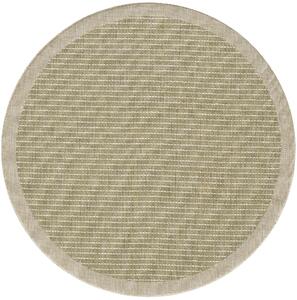 Ayyildiz, Kusový koberec Giza 1410 Green kruh, 200x200 (průměr) kruh, zelená, chodba / předsíň