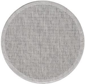 Ayyildiz, Kusový koberec Giza 1410 Grey kruh, 120x120 (průměr) kruh, šedá, chodba / předsíň