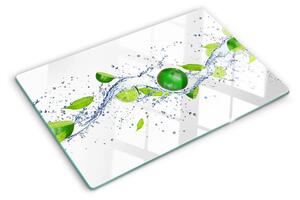 Krájecí prkénko skleněné Citrony a listová voda ddk-nr-wm-00006900