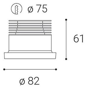 LED2 2150441DT Svítidlo SPOT A, W DIM TRIAC 9W 4000K zápustné bílé - LED2 Lighting