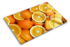 Skleněné krájecí prkénko Plátky pomerančů ddk-nr-wm-00006906