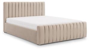 Postel s úložným prostorem Nicole 160x200 - béžová Velluto 2