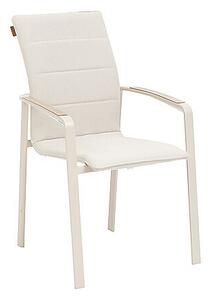 Hliníkové křeslo CAPRI (ivory)