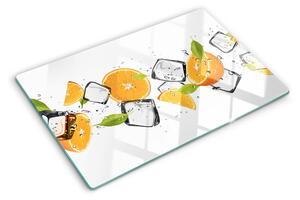 Skleněná deska do kuchyně Citrus s ledem ddk-nr-wm-00006908