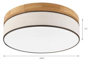 Brilagi - LED Stropní svítidlo BELLADONNA LED/36W/230V pr. 40 cm krémová/dub