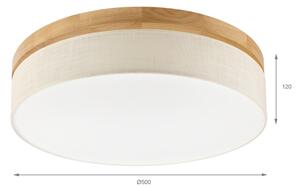 Brilagi - LED Stropní svítidlo BELLADONNA LED/36W/230V pr. 50 cm krémová/dub