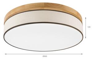 Brilagi - LED Stropní svítidlo BELLADONNA LED/36W/230V pr. 50 cm krémová/dub