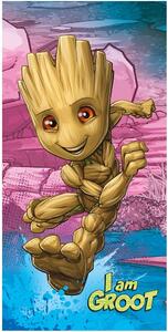 Bavlněná dětská osuška 70x140 cm Groot "I am groot" – Jerry Fabrics