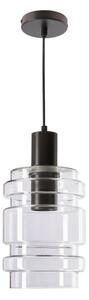Lustr na lanku RADON 1xE27/40W/230V čirá