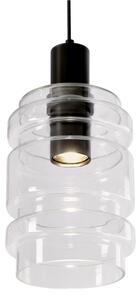 Lustr na lanku RADON 1xE27/40W/230V čirá