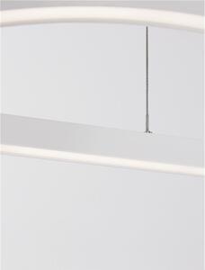 Nova Luce Závěsné LED svítidlo CUPPE černý hliník a akryl 58W 3000K stmívatelné Barva: Černá