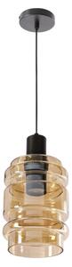 Lustr na lanku RADON 1xE27/40W/230V kouřová béžová