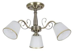 Lustr na tyči LOSANNA 3xE14/40W/230V mosaz