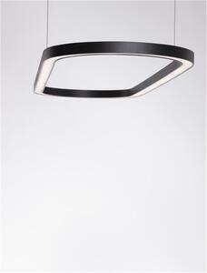 Nova Luce Závěsné LED svítidlo CUPPE černý hliník a akryl 58W 3000K stmívatelné Barva: Černá