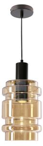 Lustr na lanku RADON 1xE27/40W/230V kouřová béžová