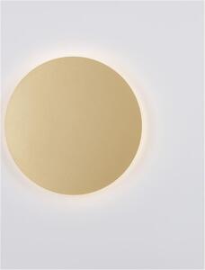 Nova Luce Nástěnné LED svítidlo CYRCLE, 22.5W 3000K Barva: Zlatá