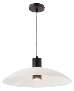Lustr na lanku TEDIN 1xGU10/15W/230V bílá/černá