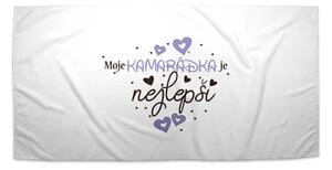 Sablio Ručník Moje kamarádka je nejlepší - 30x50 cm