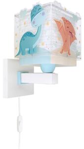 Dalber 63459 - Dětská nástěnná lampa BABY DINOS 1xE27/15W/230V pestrobarevná