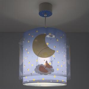 Dalber 76632 - Dětský lustr MOON DREAMS 1xE27/15W/230V modrá