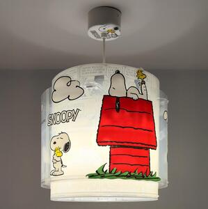 Dalber 76302 - Dětský lustr SNOOPY 1xE27/15W/230V bílá/červená