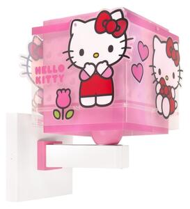 Dalber 73269 - Dětská nástěnná lampa HELLO KITTY 1xE27/15W/230V růžová