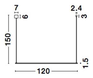 Nova Luce Závěsné LED svítidlo ELETTRA, 20W 3000K Barva: Černá