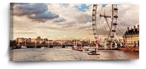 Sablio Obraz London eye - 110x50 cm
