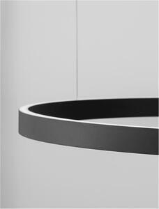 Nova Luce Závěsné LED svítidlo ELOWEN, 100W 3000K stmívatelné Barva: Černá