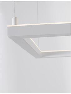 Nova Luce Závěsné LED svítidlo ETERNA, 30W 3000K stmívatelné Barva: Bílá