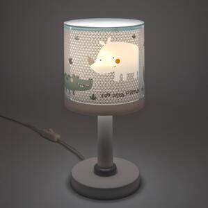 Dalber 60621N - LED Dětská lampička RHINO&CROCO 1xG4/4W/230V šedá