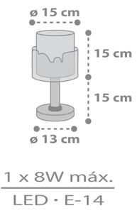 Dalber 61681N - LED Dětská lampička BABY TRAVEL 1xG4/4W/230V pestrobarevná