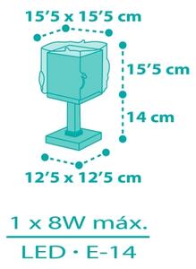 Dalber 63441N - LED Dětská lampička MERMAIDS 1xG4/4W/230V pestrobarevná