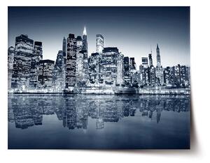 Sablio Plakát Noční New York - 60x40 cm