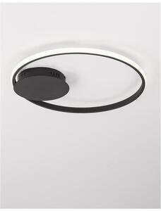 Nova Luce Stropní LED svítidlo FULINE, 32W, 3000K stmívatelné Barva: Černá