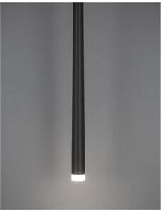 Nova Luce Závěsné LED svítidlo GIONO černý hliník a akryl 1x3W 3000K