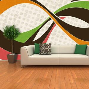 Sablio Tapeta Retro abstrakce - 125x75 cm