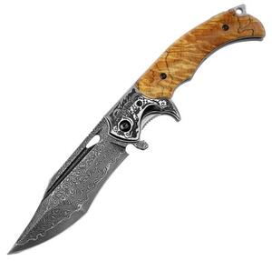 KnifeBoss damaškový zavírací nůž Dog VG-10