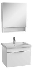 Koupelnová skříňka s umyvadlem a zrcadlem VitrA Mia 64x49x45 cm bílá lesk