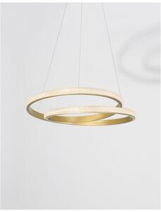 Nova Luce Závěsné LED svítidlo GRANIA, 25W 3000K stmívatelné Barva: Zlatá