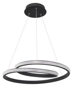 Nova Luce Závěsné LED svítidlo GRANIA, 25W 3000K stmívatelné Barva: Černá