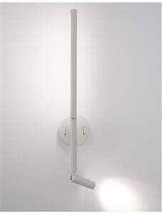 Nova Luce Nástěnné LED svítidlo HANDY, nastavitelné, vypínač na těle, 3000K Barva: Bílá