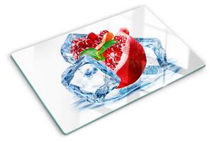 Skleněné krájecí prkénko Granátové jablko v ledu ddk-nr-wm-00006952