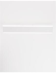 Nova Luce Nástěnné LED svítidlo LINE bílá hliník a akryl 2x12W 3000K