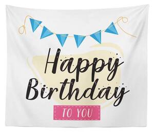 Sablio Deka Happy Birthday to you : 150x120 cm