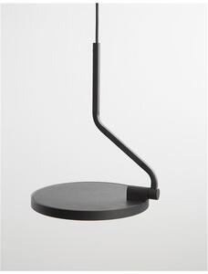 Nova Luce Závěsné LED svítidlo LUCCELO černý hliník a akryl 30W 3000K