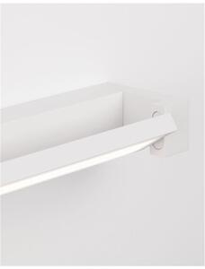 Nova Luce Nástěnné LED svítidlo LINE bílá hliník a akryl 20W 3000K