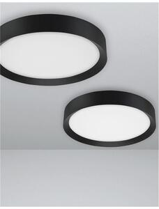 Nova Luce Stropní LED svítidlo LUTON, 47W 3000K Barva: Černá