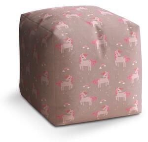 Sablio Taburet Cube Pony - 40x40x40 cm